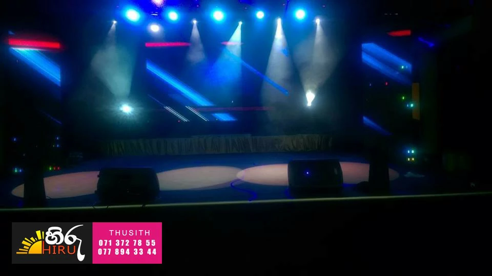 Hiru ADs & Events | Lighting For Live Stage Or Events Sri Lanka Colombo | Call : 071 372 78 55